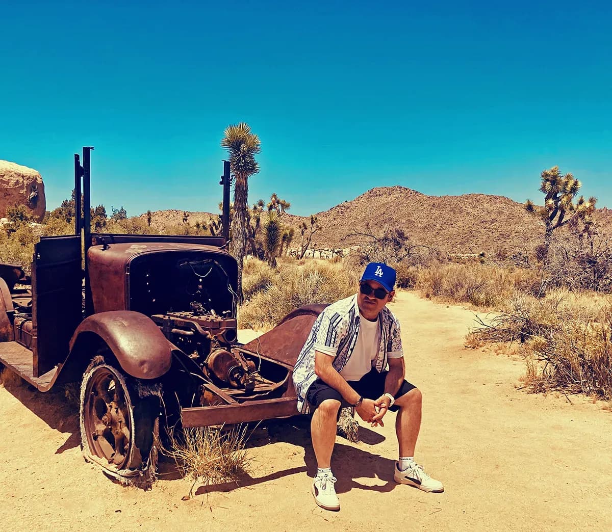 Jens Duckstein im Joshua Tree Nationalpark, California